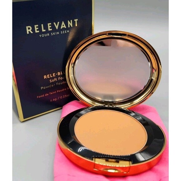 Relevant  Rele-Blur Soft Focus Powder Foundation Compact Revel 11 - Picture 7 of 7